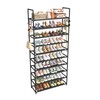 Simple Trending Tall Shoe Rack Storage Holds 40 Pairs, 10