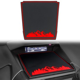 MOCHENT Dashboard Mats for Subaru Crosstrek Accessories 2023 2022 2021 2020 2019 2018 Subaru Forester 2019-2024 and Subaru Impreza 2018-2023, Interior Non-Slip Dash Mat Pad Liner (Red)