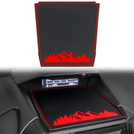 MOCHENT Dashboard Mats for Subaru Crosstrek Accessories 2023 2022 2021 2020 2019 2018 Subaru Forester 2019-2024 and Subaru Impreza 2018-2023, Interior Non-Slip Dash Mat Pad Liner (Red)