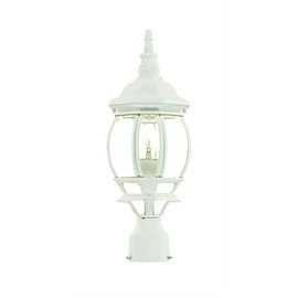 Acclaim 5057TW Chateau Collection 1-Light Post Mount Outdoor Light Fixture, Textured White