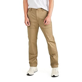 Dockers Men's Straight Fit Utility Pants, Steelhead, 40W x 32L