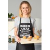 Print4U 50th Birthday Made In 1973 BBQ Cooking Funny Novelty