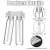 100PCS Empty Perfume Sample Bottles, Transparent Clear 1ml 1/4 Dram
