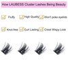 Lash Extension Kit LAUBESS Lash Clusters Kit Cluster Eyelash Extensions