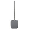 KW Cube Ceramic Toilet Brush and Holder (Grey)