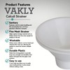 Vakly Calculi Strainer [2 Pack] – Durable Plastic Kidney Stone