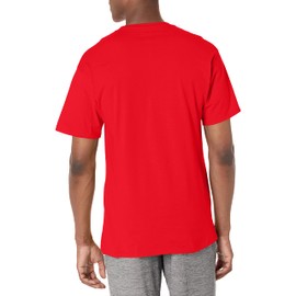 Champion Mens Classic T-shirt, Everyday Tee For Men, Comfortable Soft (Reg. Or Big & Tall), Scarlet, Large US