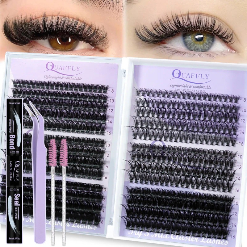 Kit De Extensiones De Pestañas De 6 Estilos, 496 Extensiones
