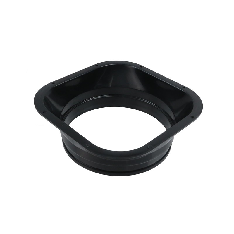 Geesatis 8 inch Duct Connector Flange,Metal Straight Pipe Flange Square