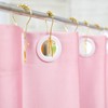 Maxdot 12 Sets Bow Knot Shower Curtain Hooks Decorative Stainless