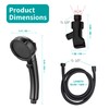 MIAOHUI Modern Handheld Shower Head with On/Off Switch, 3 Spray