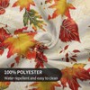 Fall Leaf Round Tablecloth 70 Inch Autumn Harvest Maple Leaves