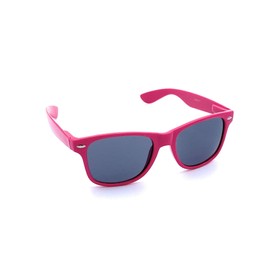 Sunglasses Classic 80’s Vintage Style Design (Neon Pink)