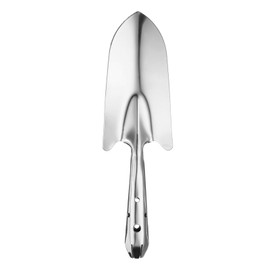 sourcing map 2pcs Garden Hand Shovel 10.6" x 3.1" Stainless Steel Digging Trowel Transplanting Garden Tools for Flower Soil Planting Weeding Transplanting