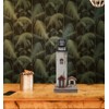 Wooden Lighthouse Tabletop Decor Rustic Light House with LED Nuatical