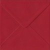 Scarlet Red S6 130mm x 130mm Gummed Small Square Colour