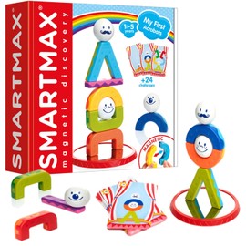 SmartMax - My First Acrobats, Magnetic Discover Play Set with 24 Challenges, 1 1/2-5 Years, Multicolor, 24 x 24 x 6 cm