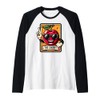 Cherry With Sunglasses, Fruit Lover Tarot Card Raglan Baseball Tee