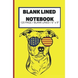 AMERICAN STAFFORDSHIRE TERRIER NOTEBOOK GIFTS: BLANK LINED JOURNAL