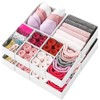 Mooisco 12 Packs Foldable Drawer Organizer Clothes, Closet Storage for