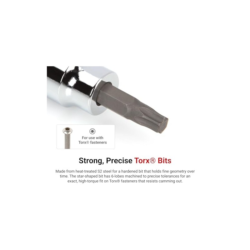TEKTON 3/8 Inch Drive x T30 Torx Bit Socket |