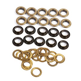 Grommet Kit Eyelets Simple Eyelets 100 Sets Eyelets Eyelets Rings Leather Craft for Decoration Replacement (12 mm 20 Sets)