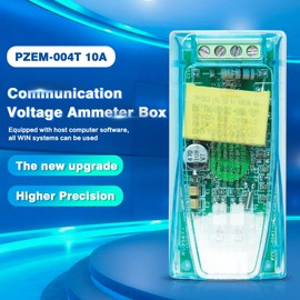 Jadeshay PZEM-004T Multimeter Module Voltage and Current Tester AC 80-260V 10A Digital Voltmeter Ammeter Module, Watt, Power, Volt, Current Test Module for TTL