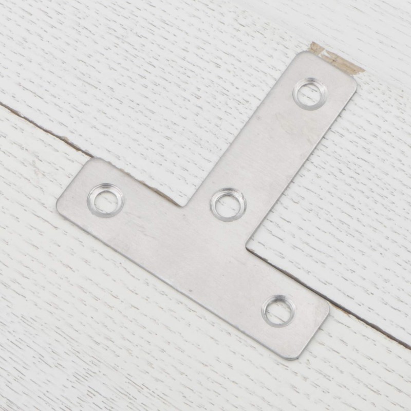 Pxyelec 20Pcs 3 Holes Angle Plate Corner Brace Flat T