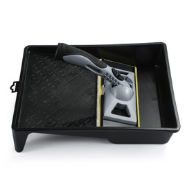 Paint Pad Tray Set,9-inch Paint Pad Applicator with Painter’s Pad Refills,Trim Smart Paint Edger,Corner Painter,Large Wall & Ceiling Paint Pad for Home Interior