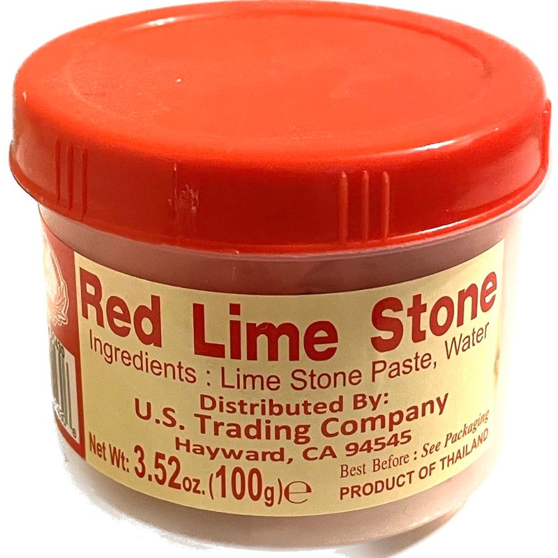 Red Lime Stone - Vôi Đỏ 3.52 oz (1 pack)