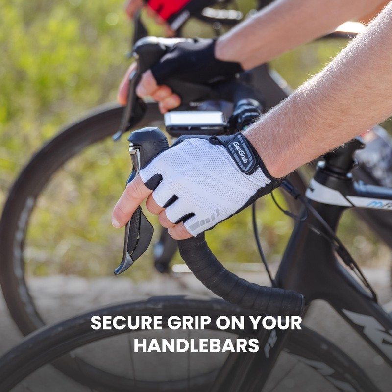 GripGrab Rouleur Padded Short Finger Summer Cycling Gloves Comfortable Half