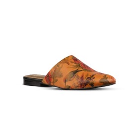 JATAREA Women's Flat Mules | Round Toe Leather Slip-Ons for Any Summer Outing - Neela Multicolor 10.5
