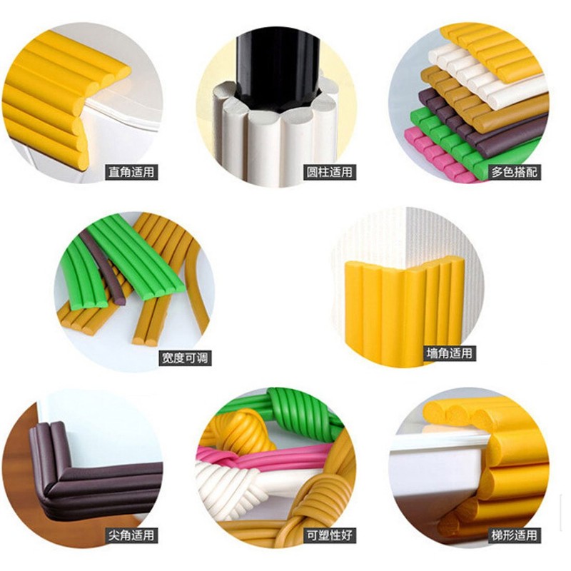 sourcing map Table Edge Table Desk Edge Protector Cushion Corner