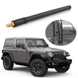 Jeep Wrangler Car Antenna 13" Door Antenna Decoration Replacement Antenna Antenna for Jeep Wrangler JL JKU JLU 2018 2019 2020 2021 2022 2023 2024
