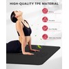 HAPBEAR Extra Large Yoga Mat - 72"x48"x8mm (1/3 inch), Non-Slip,