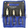 3pc Professional plier Set (Combination/Cutters and Long Nose) AT125