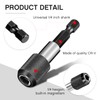 Chumia 5 Pcs Drill Bit Holder Magnetic Drill Bit Extension