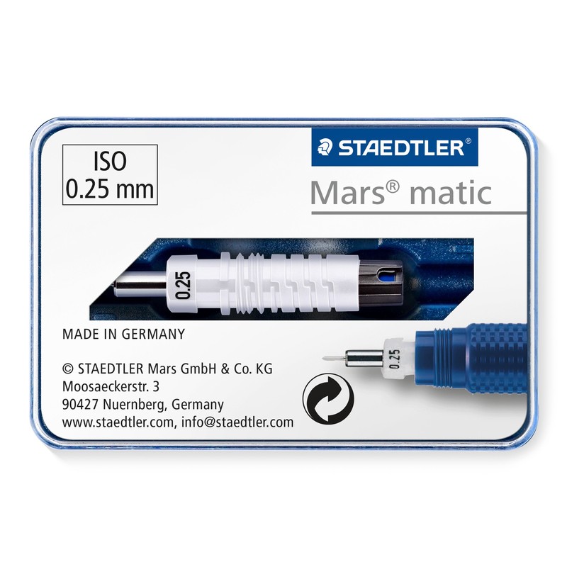 STAEDTLER 700 M025 Mars Matic Technical Drawing Pen, 0.25mm Line