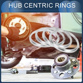 INFINAUTO Hub Centric Rings, 72.6mm ID to 82mm OD Vehicle Wheel Hubrings Aluminum Alloy, 4 Pcs