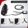 Nilight Remote Wiring Harness for LED Light Bar Wireless Strobe