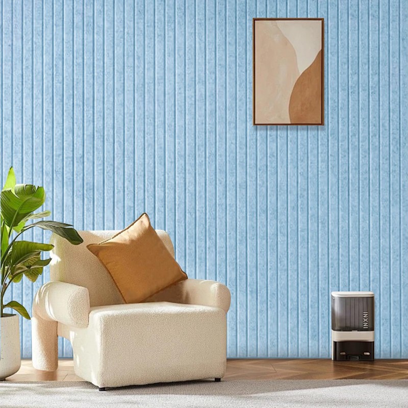 Large Cork Board for Office, 8 Pack Felt Wall Tiles