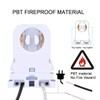 G13 T8 Bi-pin Socket Tombstone Lamp Holder Non-shunted Turn Type