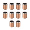 sourcing map Oilless Bushings Pack of 10 Plain Bearings 4mm