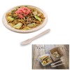 Nakamura Disposable Forks, Wooden Individual Packaging, Unbleached Paper, Natural, Approx.