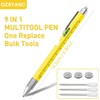 Gifts for Men, 9 in 1 Multitool Pen Set -