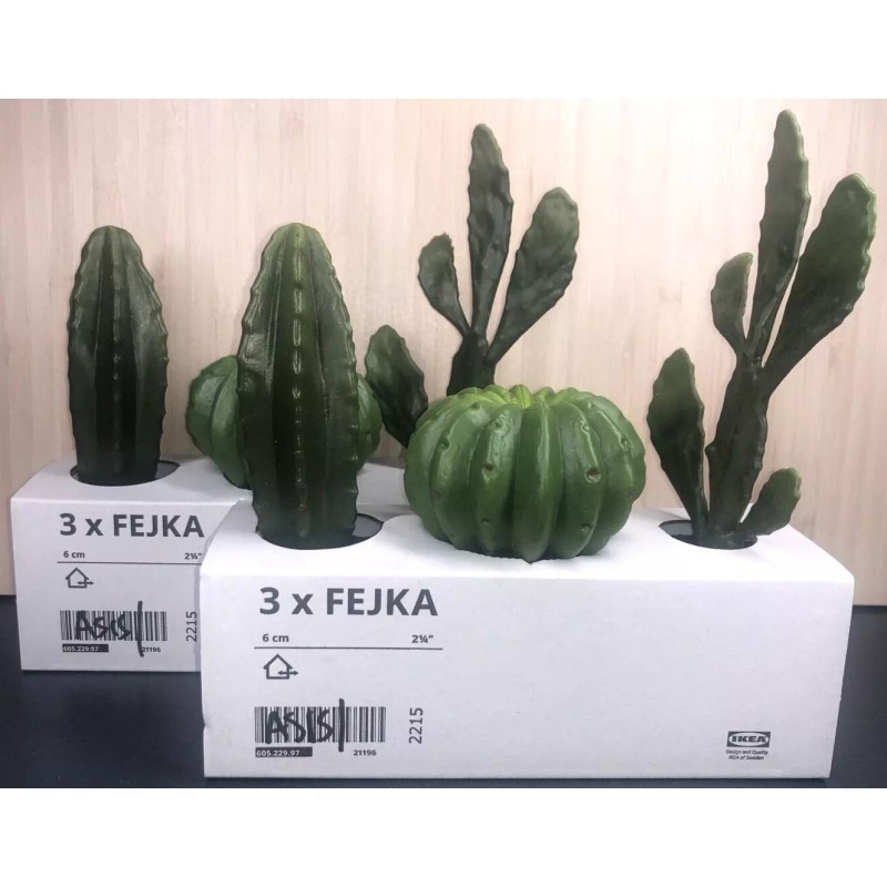 IKEA 2 Sets Ikea Fejka Miniature Artificial Cactus Plants x