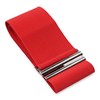 BlackButterfly 3 Inch Elastic Vertical Buckle Waist Belt (Red, 3XL)