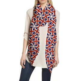 Lina & Lily Women's Scarf with Flags, Great Britain Union Jack