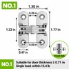 Heavy Duty Invisible Door Hinge – Stainless Steel Concealed Hinge