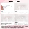lasuroa 400pcs Invisible Eyelid Tape, 5 Style Long-Lasting Eye Lid